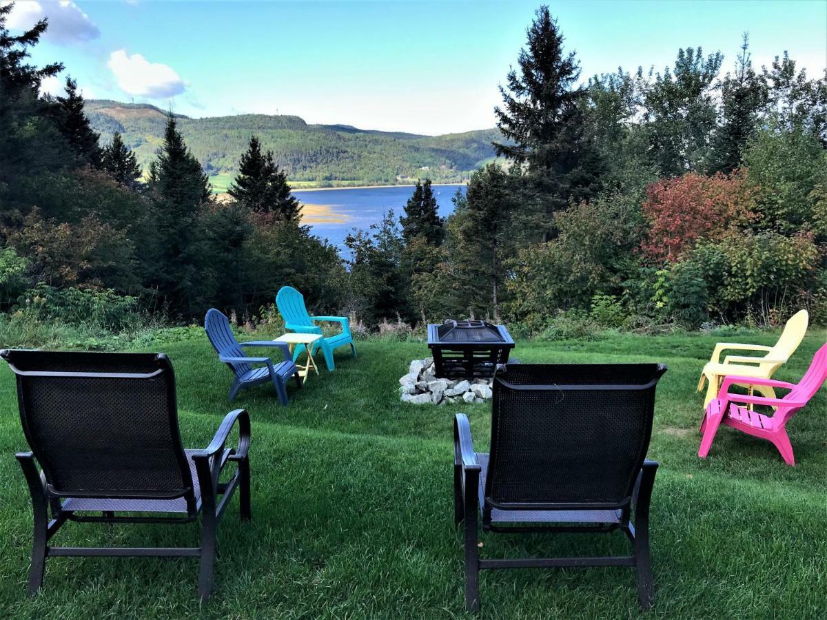 LʼAnse-Saint-Jean Panoramique Du Fjord 아파트 외부 사진