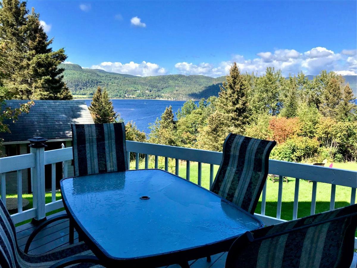 LʼAnse-Saint-Jean Panoramique Du Fjord 아파트 외부 사진